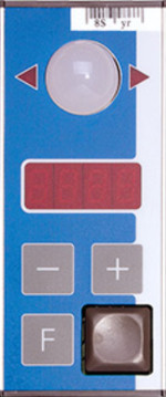 PTF-4N-3 senkrechtes Pick-by-Light Display mit 4-stelligen Anzeige und Tasten