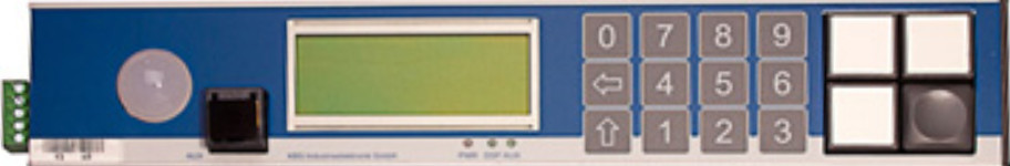 PTF-Z-CTRL Pick-by-Light Display und Controller in einem Modul. LCD-Anzeige mit mehrere Tasten