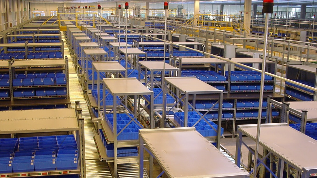 Pick-by-Light System mit 12 tausend Displays - DHL Weiden
